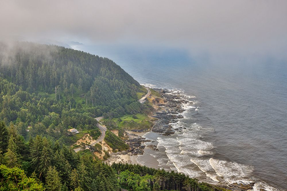 Usa-Oregon-Yachats Cape Perpetua art print by Hollice Looney for $57.95 CAD