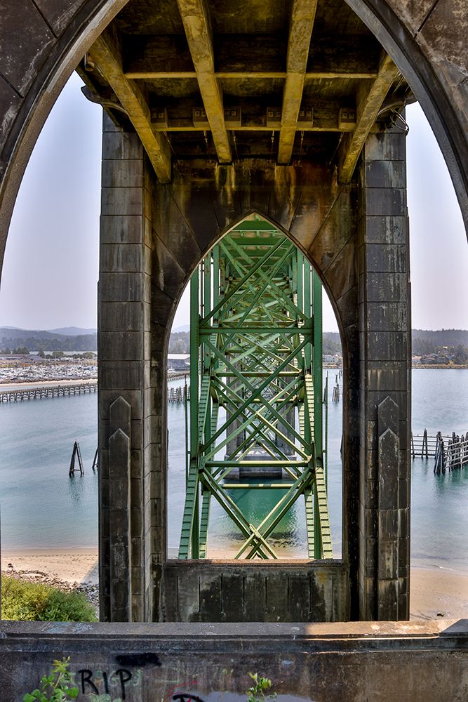 Usa-Oregon-Newport Yaquina Bay Bridge art print by Hollice Looney for $57.95 CAD