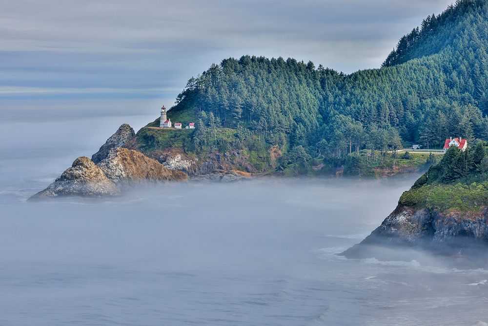 Usa-Oregon-Florence Heceta Head Lighthouse art print by Hollice Looney for $57.95 CAD