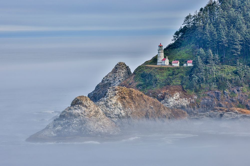 Usa-Oregon-Florence Heceta Head Lighthouse art print by Hollice Looney for $57.95 CAD