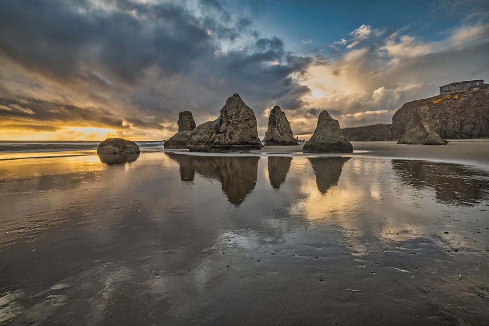 Bandon Beach-Oregon art print by John Ford for $57.95 CAD