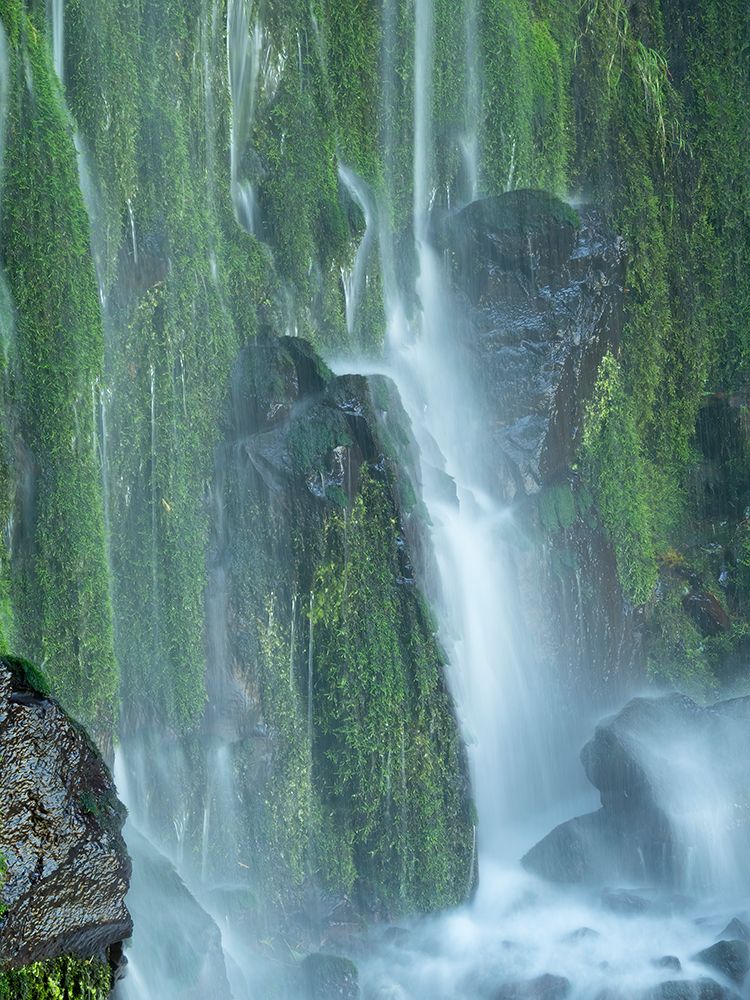 Oregon-Columbia River Gorge National Scenic Area-Lancaster Falls art print by Jamie and Judy Wild for $57.95 CAD