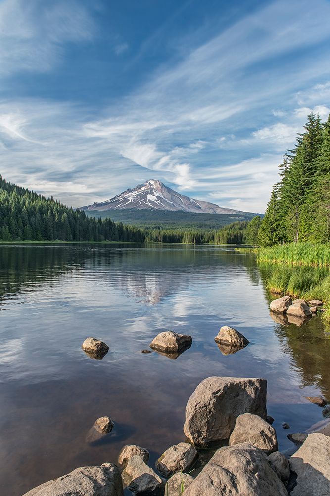 Oregon-Mt Hood National Forest Trillium Lake and Mt Hood art print by Rob Tilley for $57.95 CAD