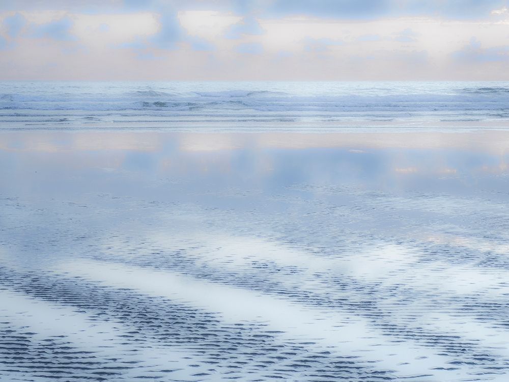 Oregon-Cannon Beach and a dreamy view of the beach at low tide art print by Sylvia Gulin for $57.95 CAD