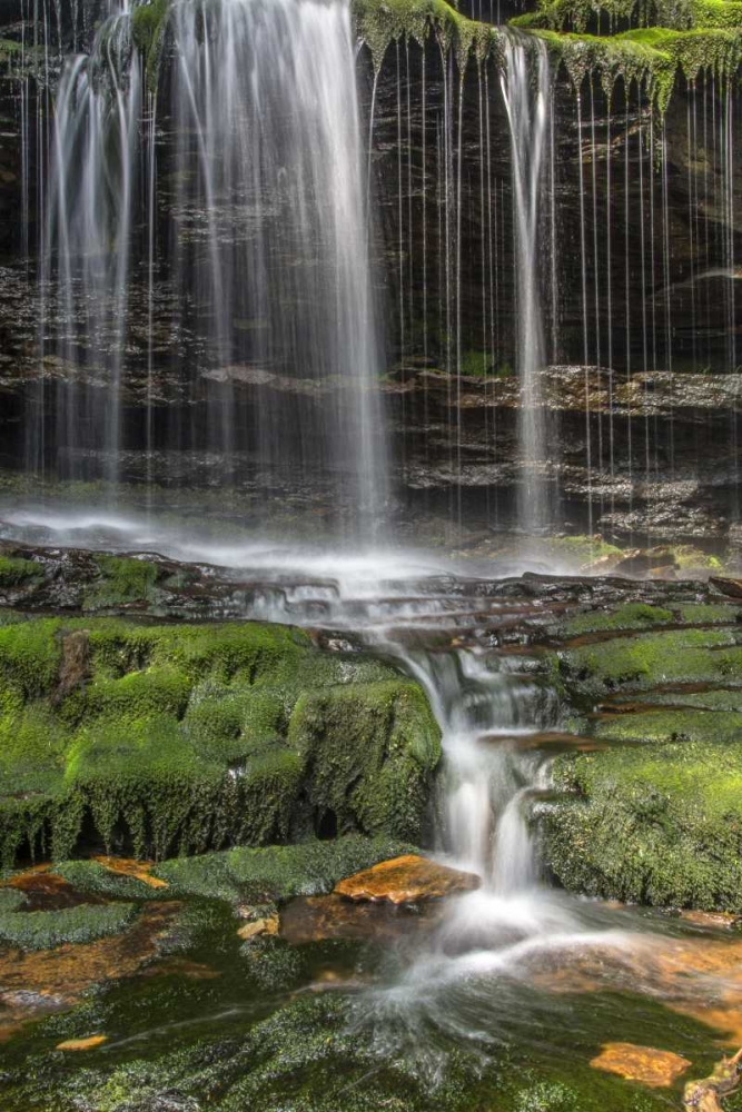 Pennsylvania Waterfall in Ricketts Glen SP art print by Jay OBrien for $57.95 CAD