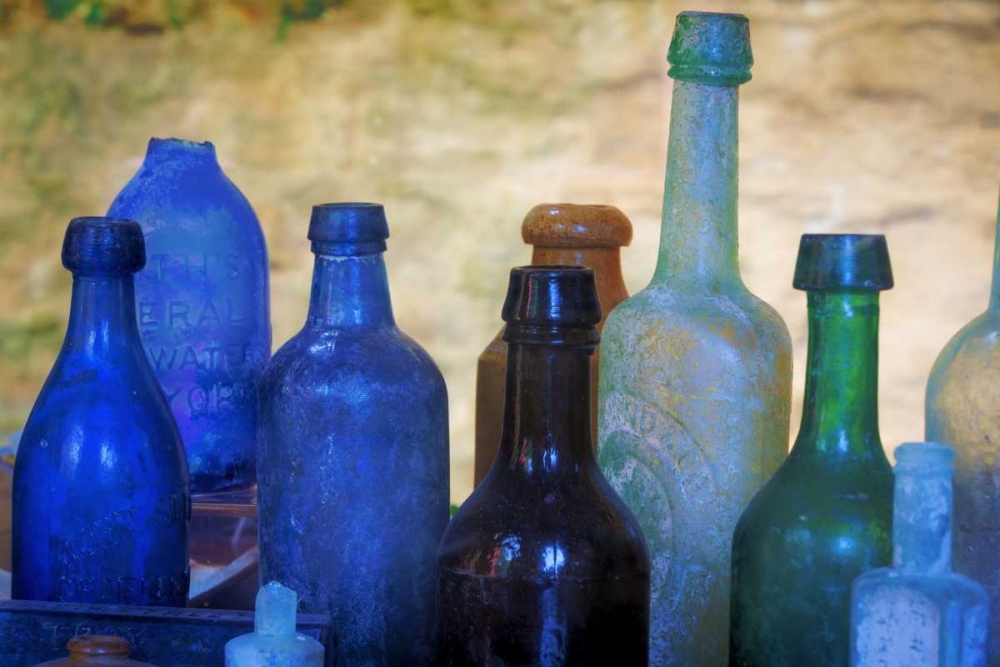 SC, Charleston Old bottles from slave quarters art print by Don Paulson for $57.95 CAD