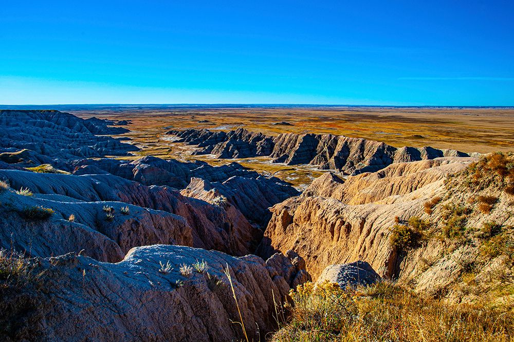 USA, South Dakota, Wall, Badlands National Park, Homestead Overlook art print by Bernard Friel for $57.95 CAD