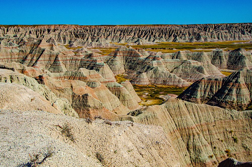 USA, South Dakota. Badlands National Park, Big Badlands Overlook art print by Bernard Friel for $57.95 CAD