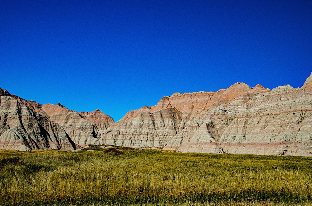USA, South Dakota. Badlands National Park, Prairie Wind Overlook art print by Bernard Friel for $57.95 CAD