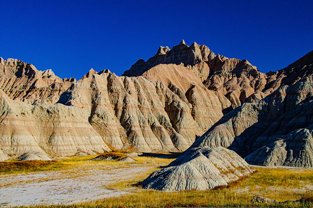 USA, South Dakota, Wall, Badlands National Park, Striped Buttes art print by Bernard Friel for $57.95 CAD