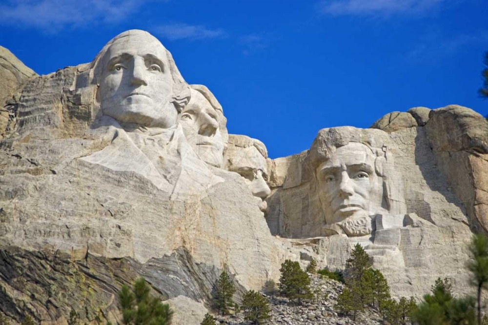 SD, Mount Rushmore in daytime art print by Fred Lord for $57.95 CAD