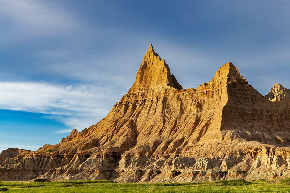 Jagged badlands formations in Badlands National Park-South Dakota-USA art print by Chuck Haney for $57.95 CAD