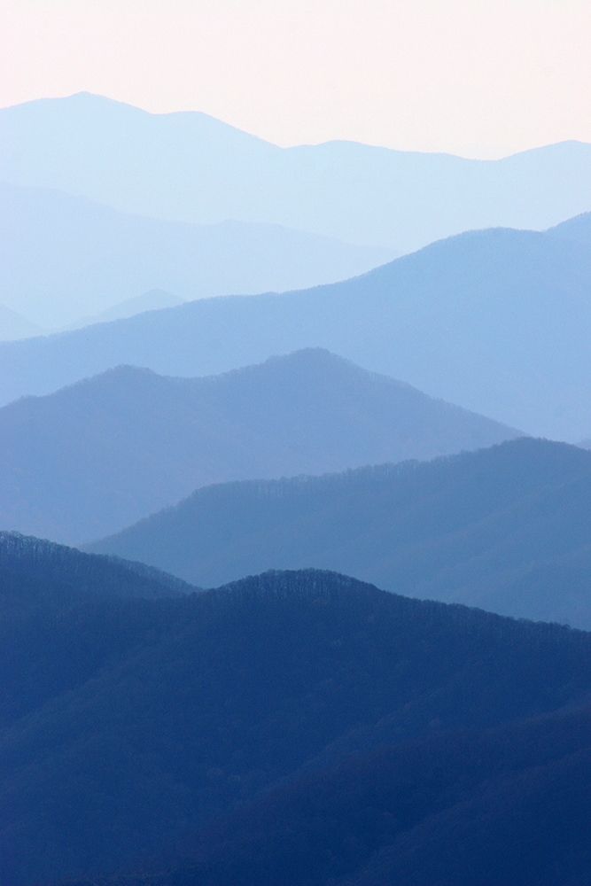 View of Smoky Mountain Range from Clingmans Dome art print by Anna Miller for $57.95 CAD