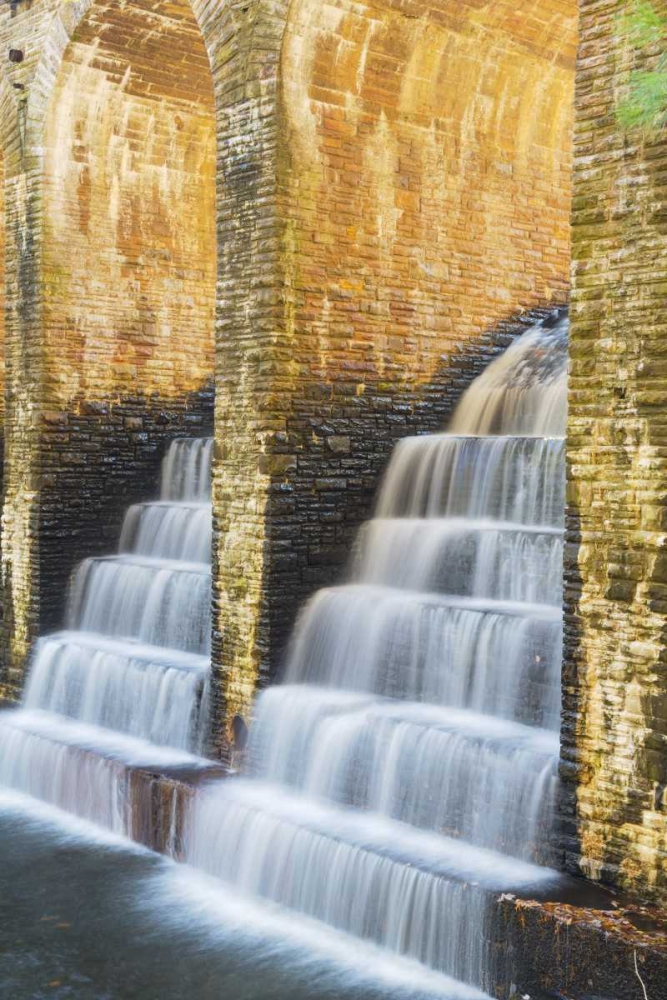 TN, Cumberland Mountain SP Dam spillway art print by Don Paulson for $57.95 CAD