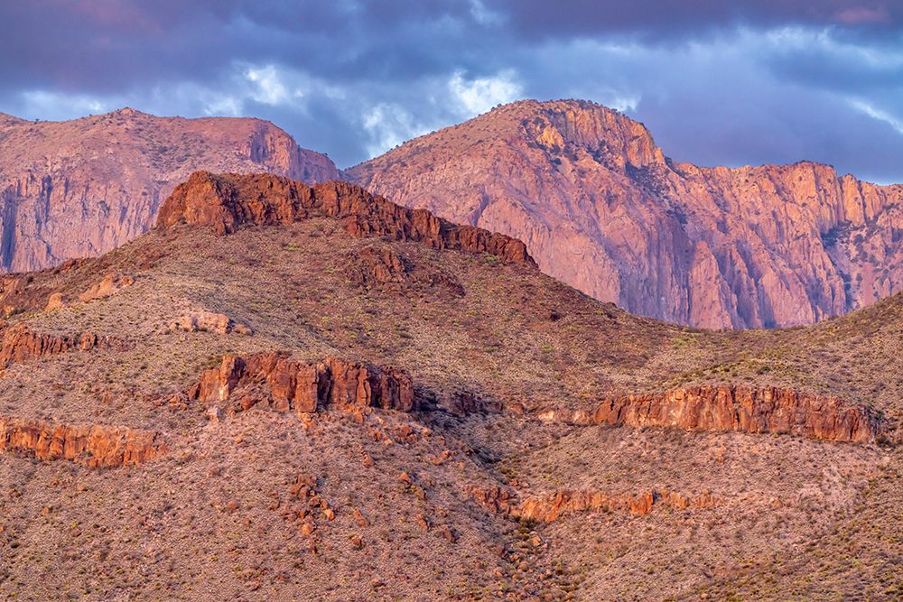 USA, Texas, Big Bend National Park. Chisos Mountains at sunset. art print by Jaynes Gallery for $57.95 CAD