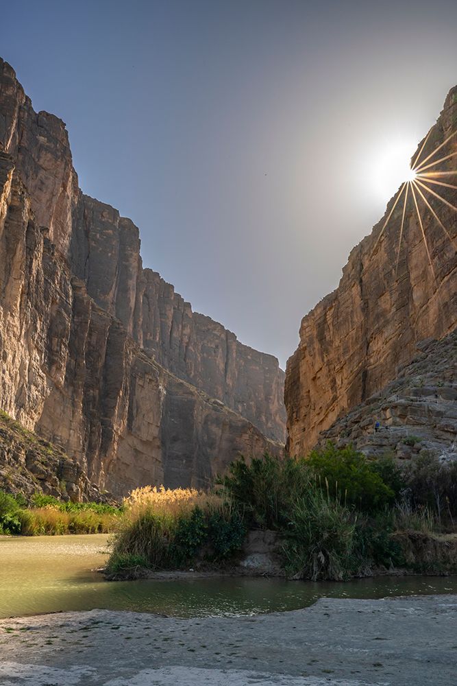 USA, Texas, Big Bend National Park. Landscape with Rio Grande River and Santa Elena Canyon. art print by Jaynes Gallery for $57.95 CAD