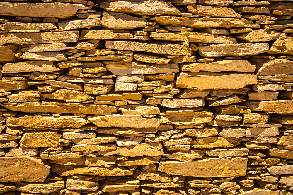 USA, Texas, Terlingua. Ruins of stone wall in Terlingua Ghost Town. art print by Jaynes Gallery for $57.95 CAD