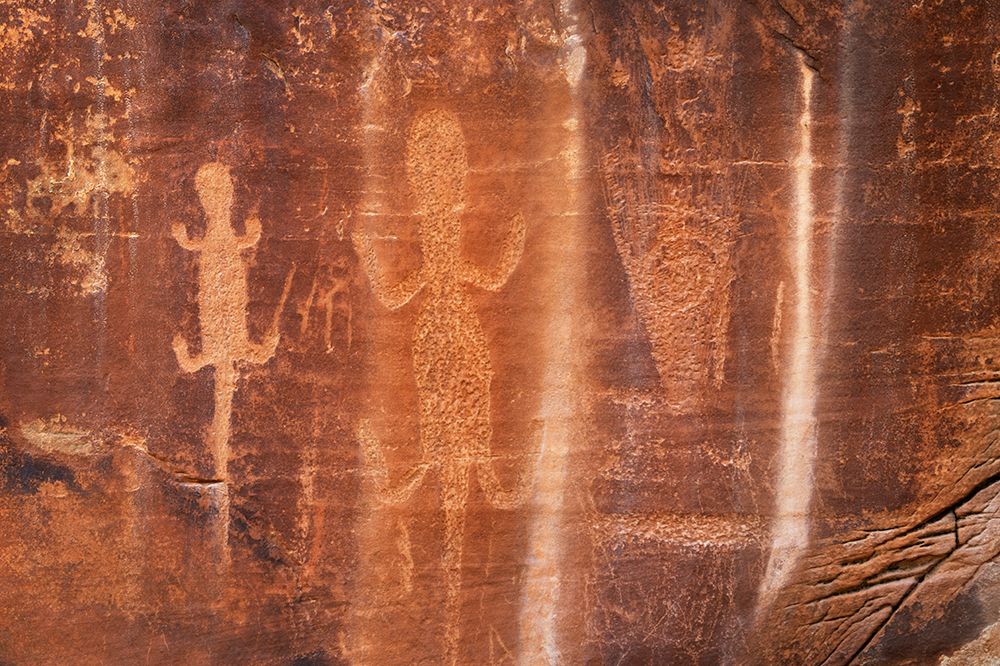 Fremont style lizard petroglyphs along Cub Creek-Dinosaur National Monument art print by Alan Majchrowicz for $57.95 CAD