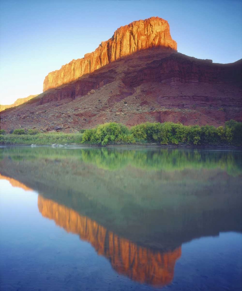 UT, Sunlight on a mesa with the Colorado River art print by Christopher Talbot Frank for $57.95 CAD