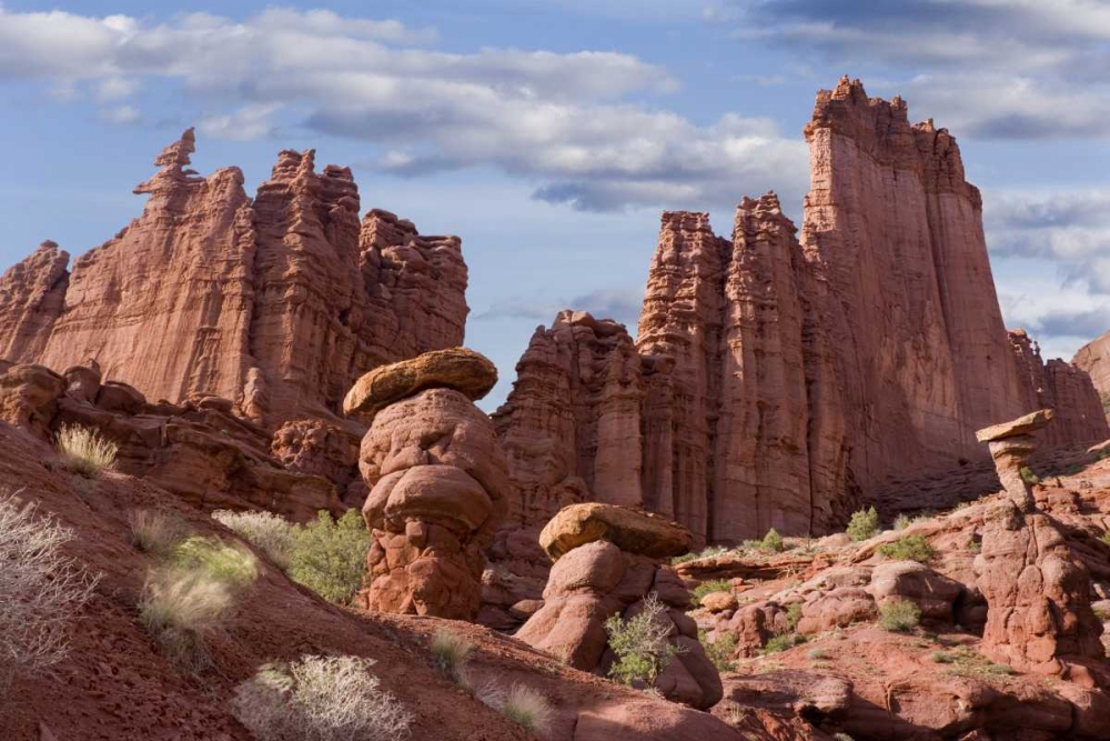 USA, Utah View of Fisher Towers art print by Don Paulson for $57.95 CAD