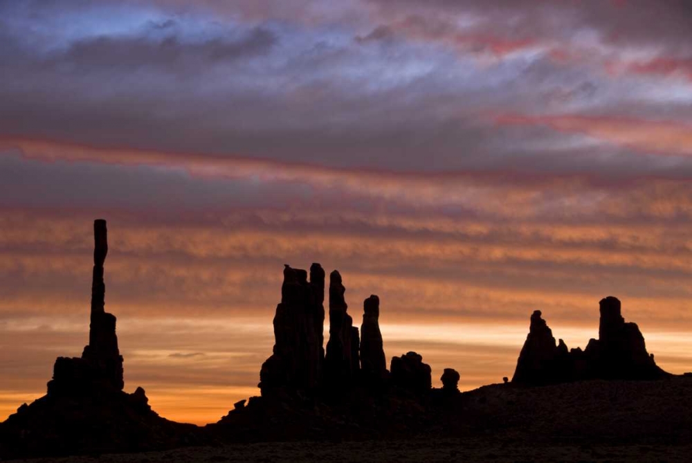 UT, Monument Valley NP Totem pole formations art print by Jay OBrien for $57.95 CAD