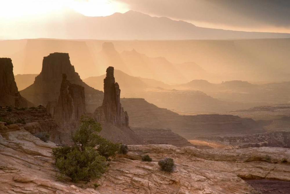 USA, UT, Canyonlands Washer Woman and Mesa Arch art print by Don Paulson for $57.95 CAD