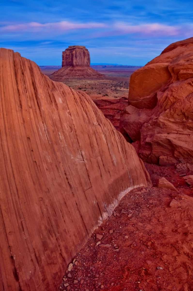 USA, Utah Eroded sandstone formations at sunset art print by Jay OBrien for $57.95 CAD