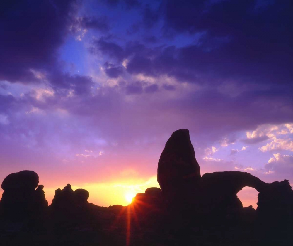 USA, Utah, Arches NP Arches at sunset art print by Christopher Talbot Frank for $57.95 CAD