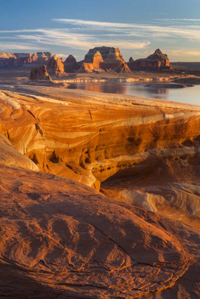 USA, Utah Weathering Pit Ridge at Lake Powell art print by Don Paulson for $57.95 CAD
