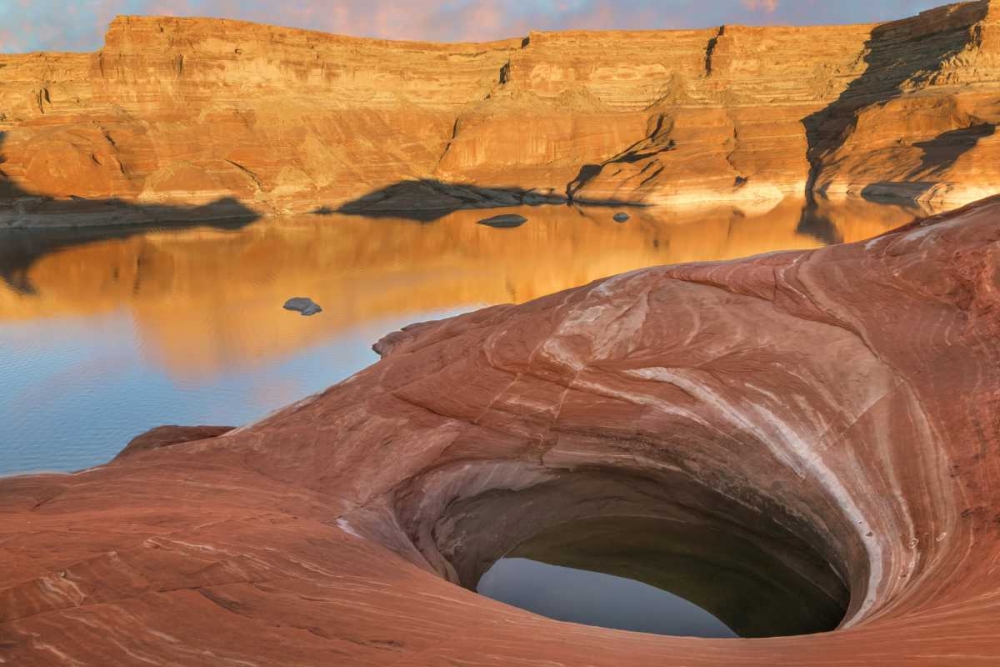 USA, Utah A weathering pit at Lake Powell art print by Don Paulson for $57.95 CAD