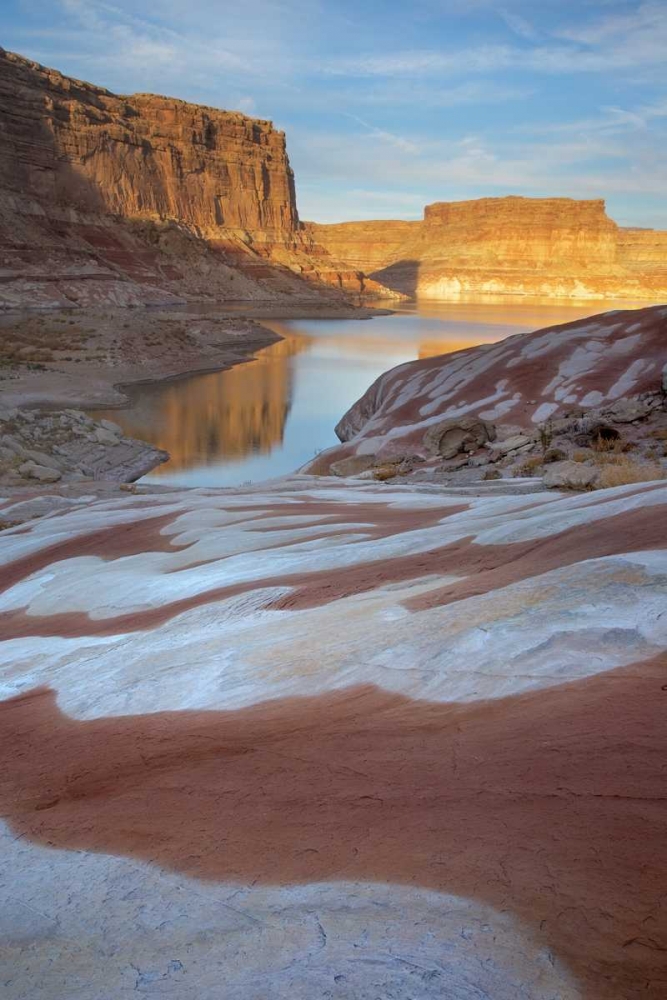 Utah, Glen Canyon Bleached patterns in sandstone art print by Don Paulson for $57.95 CAD