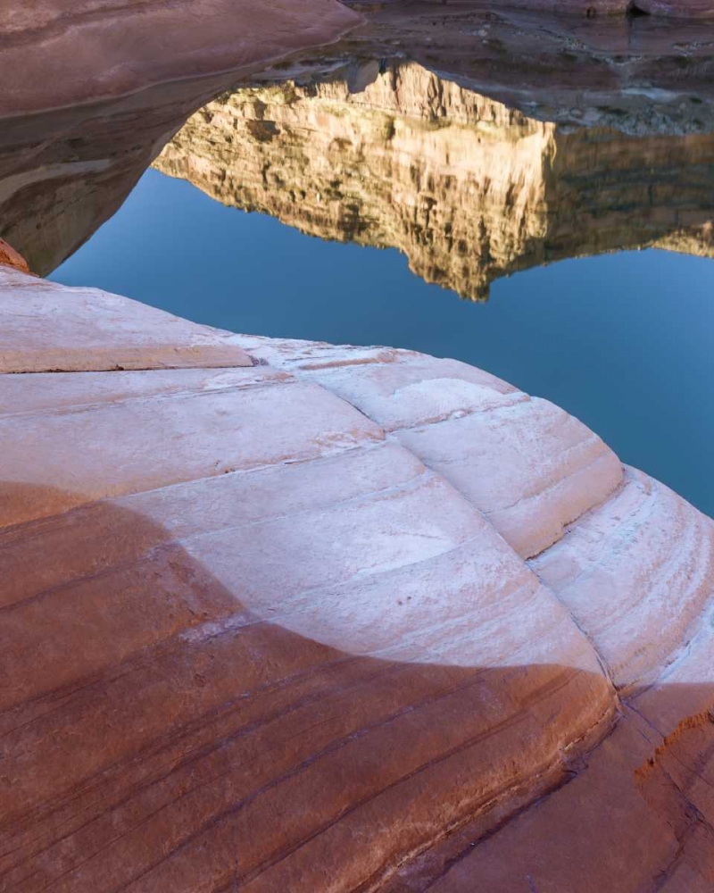 Utah, Glen Canyon Bleached patterns in sandstone art print by Don Paulson for $57.95 CAD