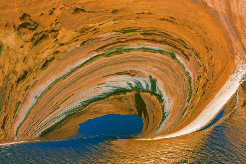 Utah, Glen Canyon Reflection in Lake Powell art print by Don Paulson for $57.95 CAD