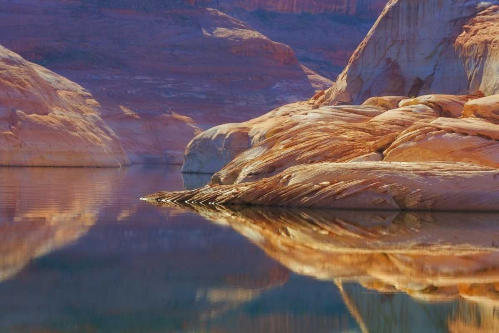 Utah, Glen Canyon Abstract reflection sandstone art print by Don Paulson for $57.95 CAD