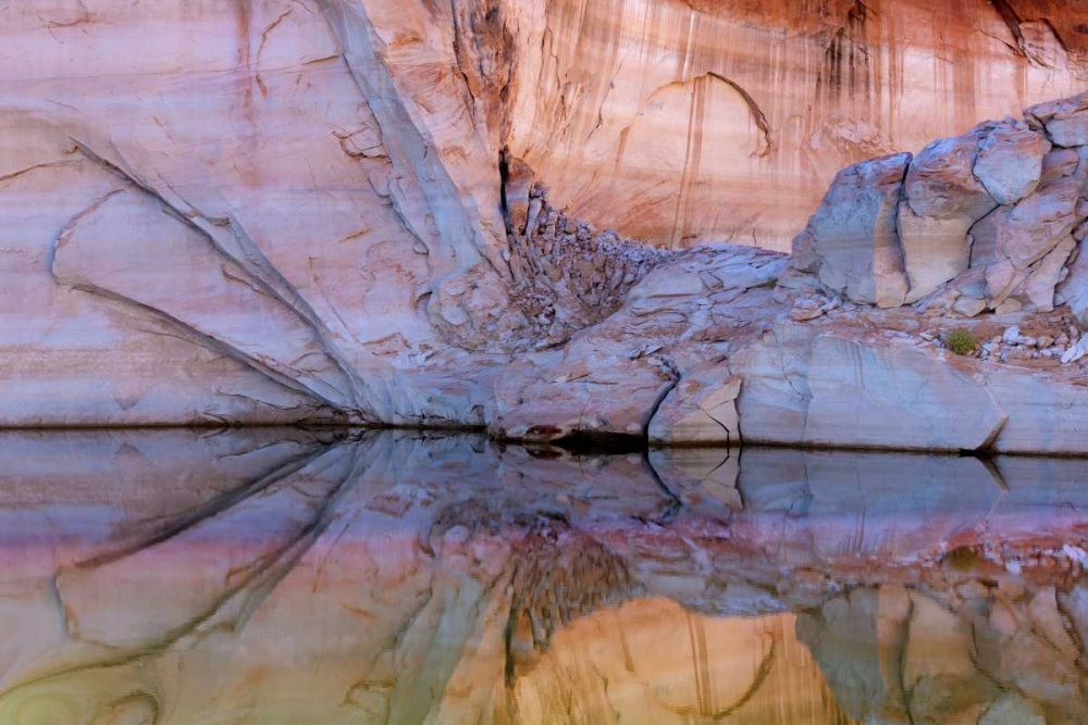 Utah, Glen Canyon Abstract reflection sandstone art print by Don Paulson for $57.95 CAD