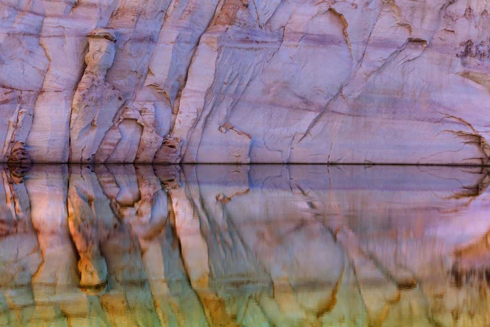 Utah, Glen Canyon Abstract reflection sandstone art print by Don Paulson for $57.95 CAD