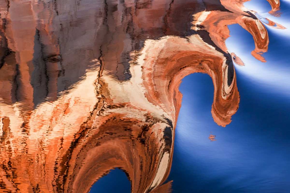 Utah, Glen Canyon Reflection in Lake Powell art print by Don Paulson for $57.95 CAD