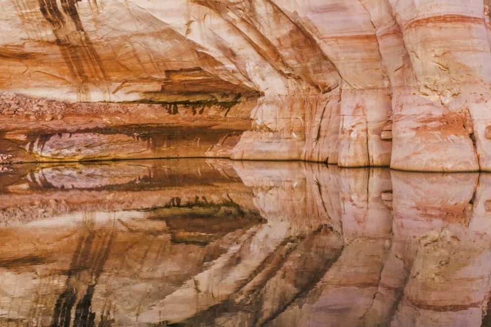 Utah, Glen Canyon Abstract reflection sandstone art print by Don Paulson for $57.95 CAD