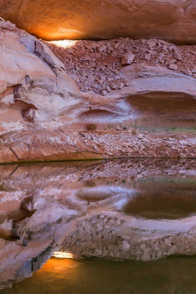 Utah, Glen Canyon Abstract reflection sandstone art print by Don Paulson for $57.95 CAD