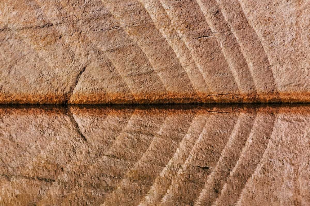 Utah, Glen Canyon Abstract reflection sandstone art print by Don Paulson for $57.95 CAD