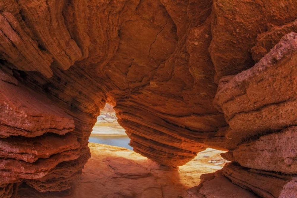 Utah, Glen Canyon NRA Eroded sandstone cave art print by Don Paulson for $57.95 CAD
