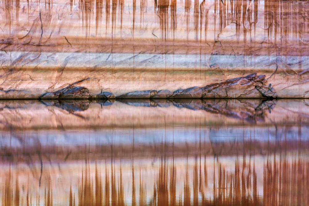 Utah, Glen Canyon Abstract reflection sandstone art print by Don Paulson for $57.95 CAD
