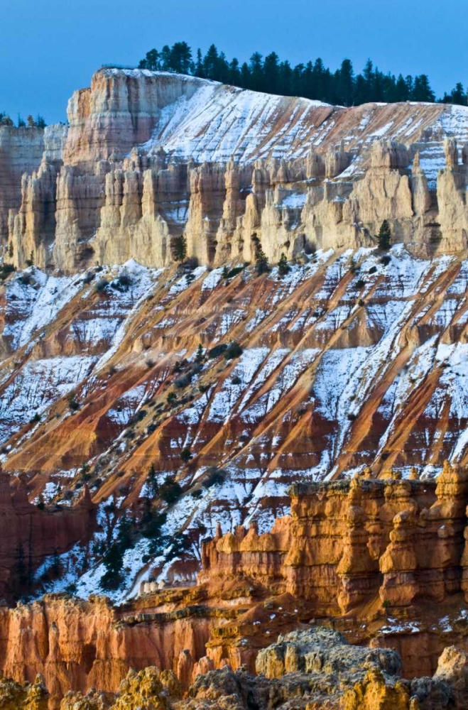 Utah Snowy hoodoo formations in Bryce Canyon NP art print by Nancy Rotenberg for $57.95 CAD