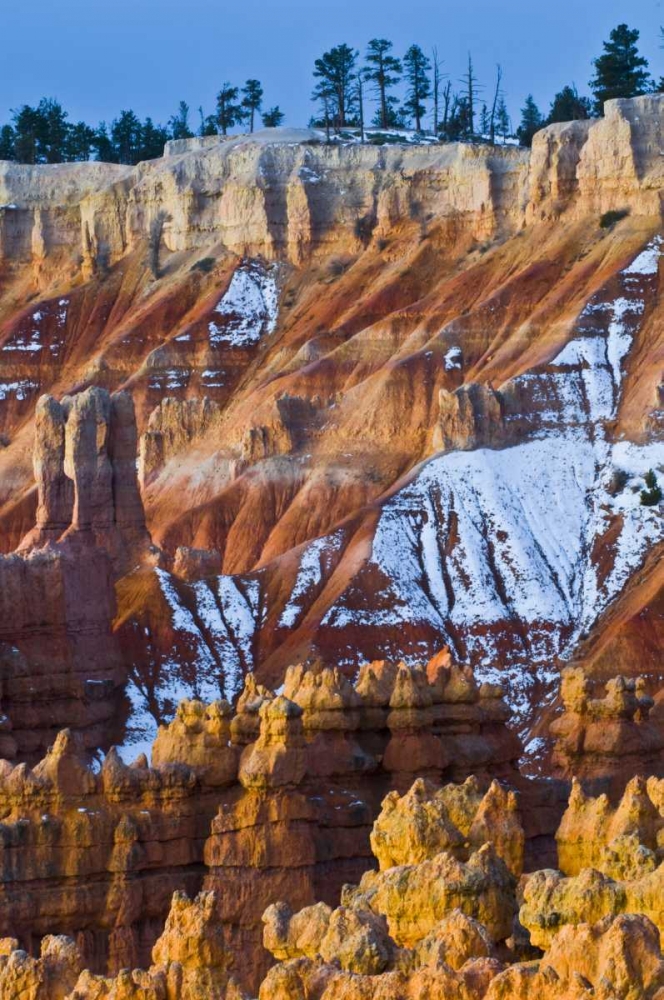 Utah Snowy hoodoo formations in Bryce Canyon NP art print by Nancy Rotenberg for $57.95 CAD