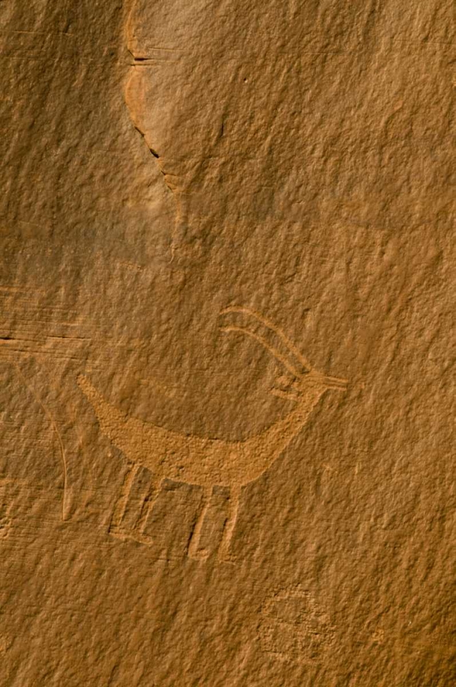 Utah, Monument Valley Petroglyphs on stone wall art print by Nancy Rotenberg for $57.95 CAD