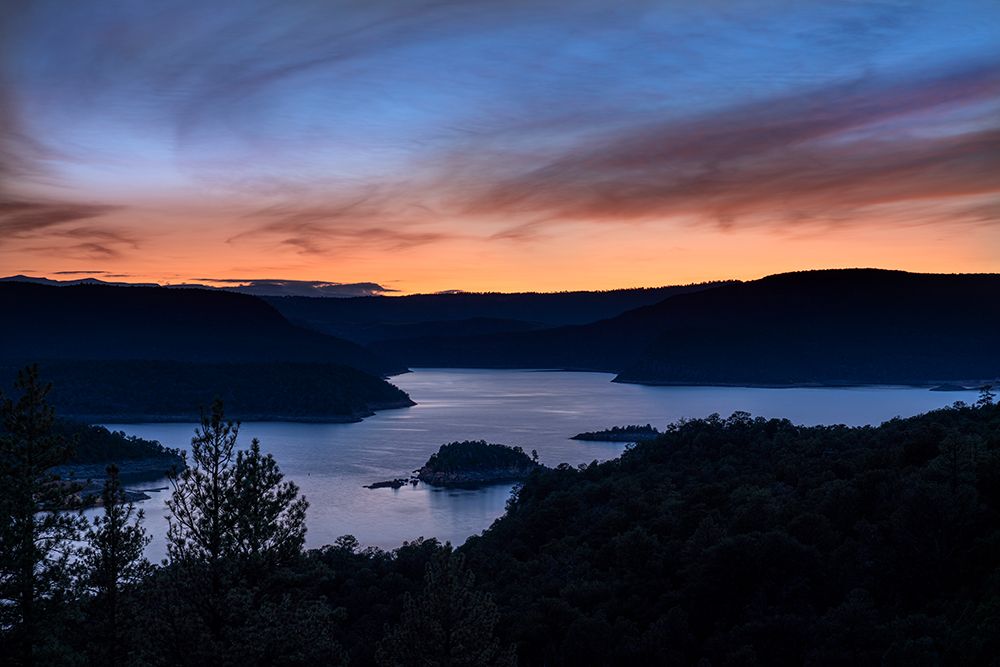 USA-Utah Sunset on Flaming Gorge Reservoir art print by Jaynes Gallery for $57.95 CAD