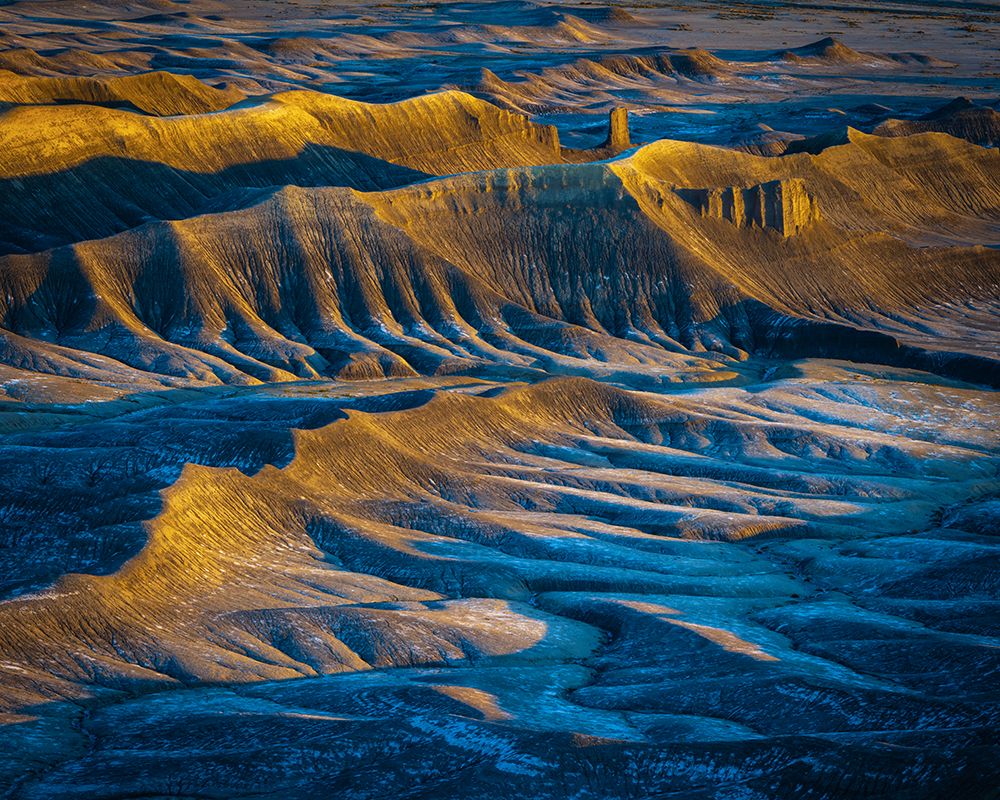 USA-Utah-Capital Reef National Park Sunrise on mountain badlands art print by Jaynes Gallery for $57.95 CAD