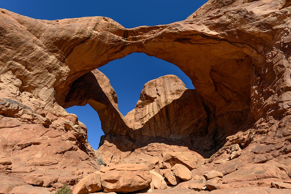 USA-Utah. Double Arch-Arches National Park near Moab art print by Howie Garber for $57.95 CAD