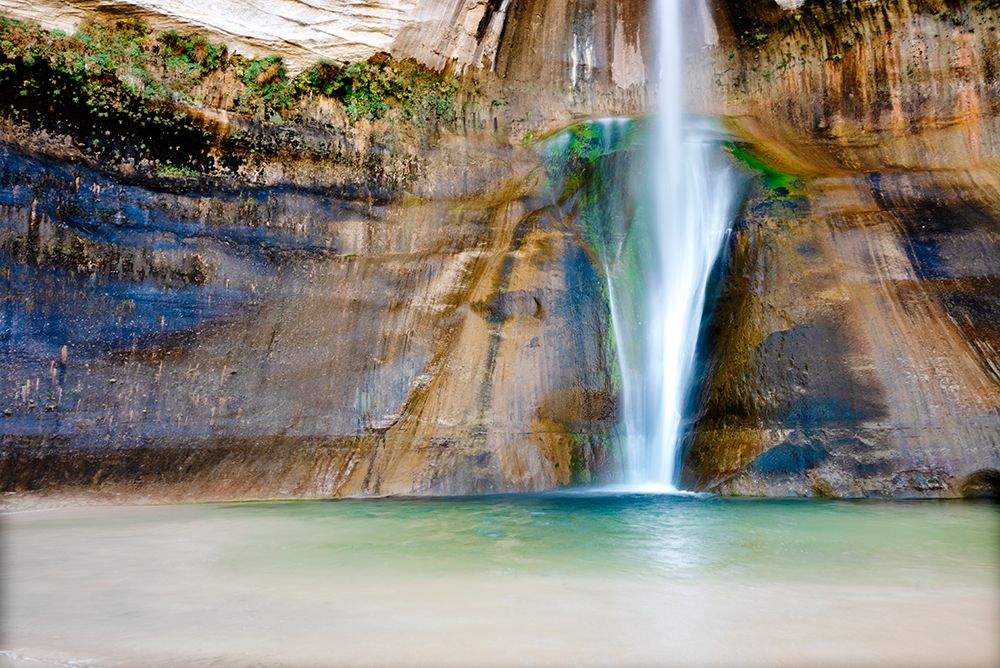 USA-Utah-Grand Staircase Escalante National Monument Lower Calf Creek Falls art print by Janell Davidson for $57.95 CAD