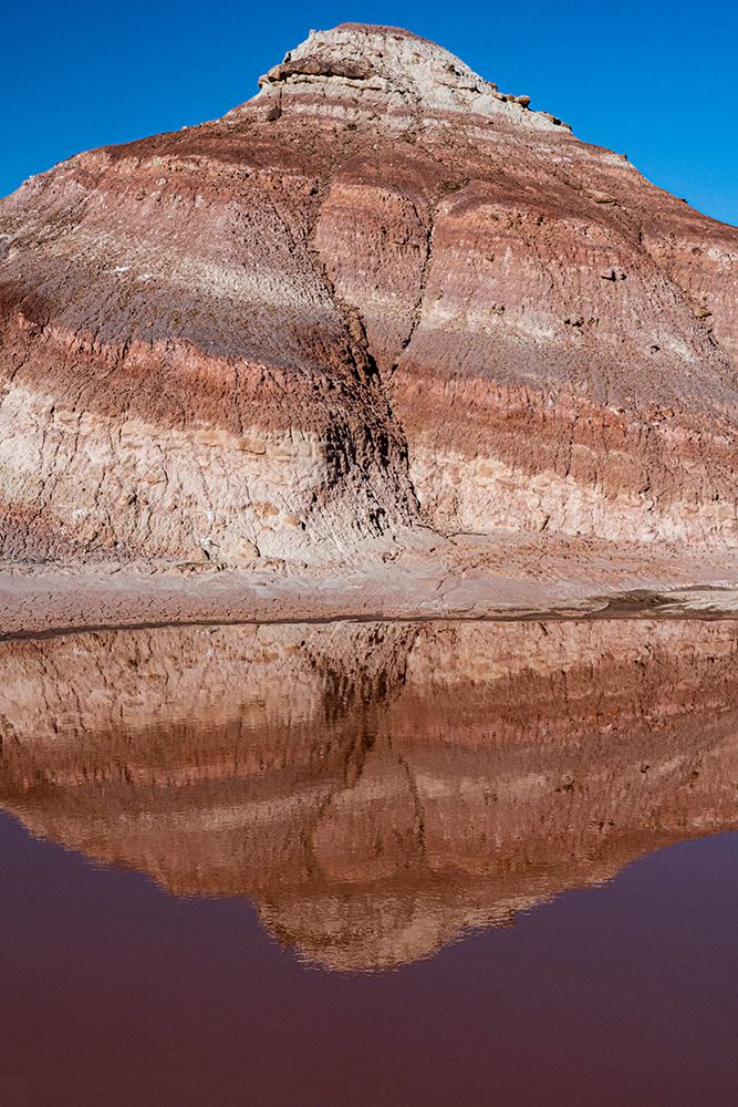 USA-Utah. Reflection-Bentonite Hills geological feature-Capitol Reef National Park art print by Judith Zimmerman for $57.95 CAD